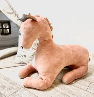 Peluche gigante Pegaso senza ali – Rosa antico