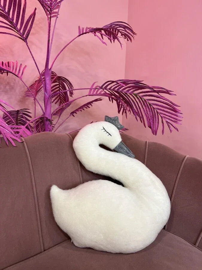 Peluche cigno fatto a mano