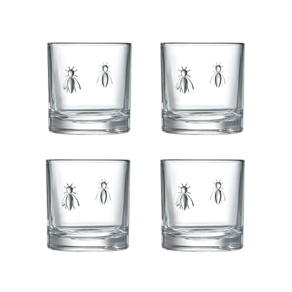 Set de 4 verres à whisky « Bee », 250 ml