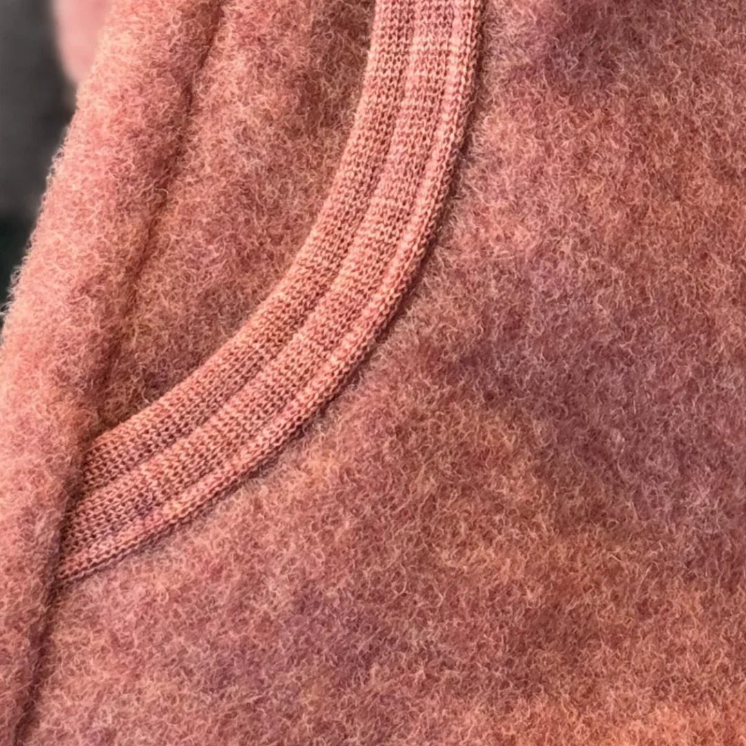 Giacca in lana Merino Lambie Cloud color Rosewood