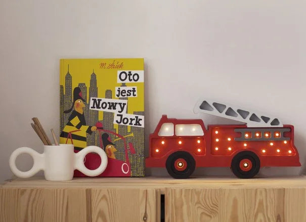Lampe Camion de pompiers par Little Lights