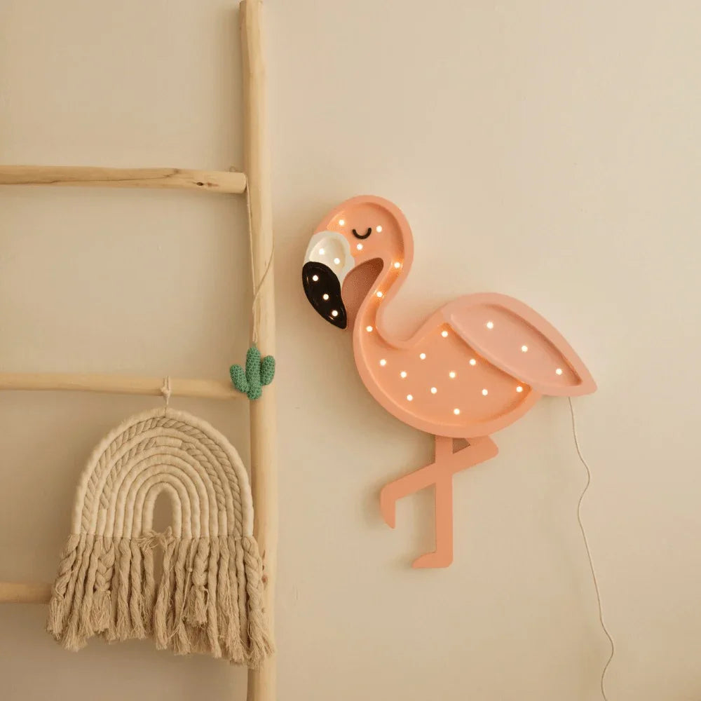 Lampe Flamant rose par Little Lights