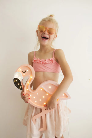 Lampe Flamant rose par Little Lights