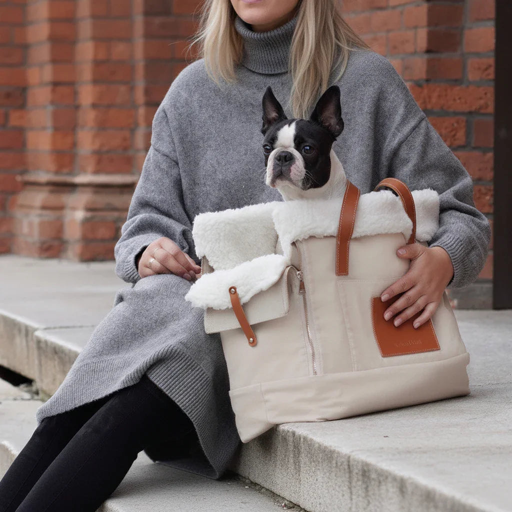 Liiva Hundetragetasche & Allround-Tasche – Beige