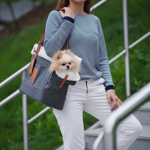 Borsa porta-cane e borsa personale Liiva - Grigio