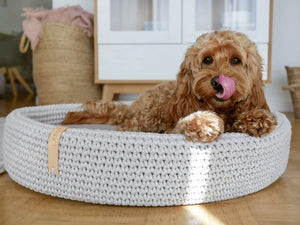 Cuccia per cani Lukko - Grigio chiaro
