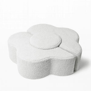 Set di forme in gommapiuma MeowBaby® a fiore, 3 elementi, color Bearly Off White
