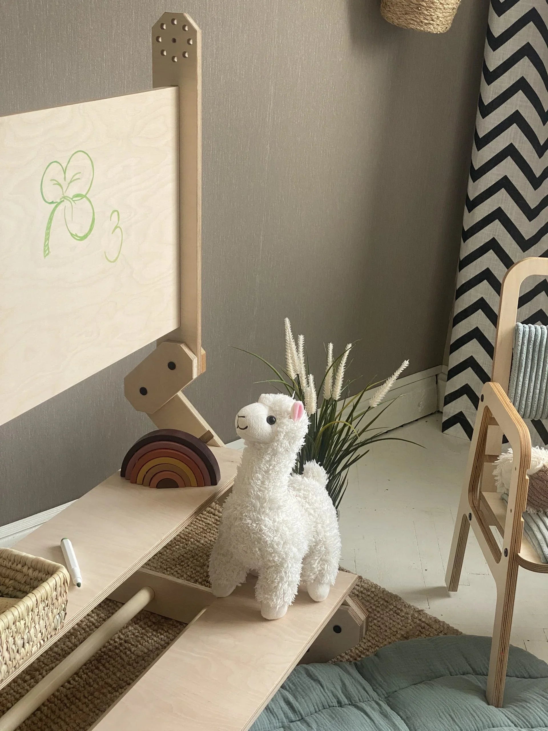 Montessori Climbing Set / Table / Drawing Board NABU