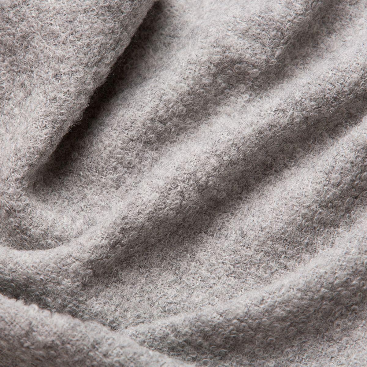 Plaid luxueux en laine d'alpaga super fine bouclée