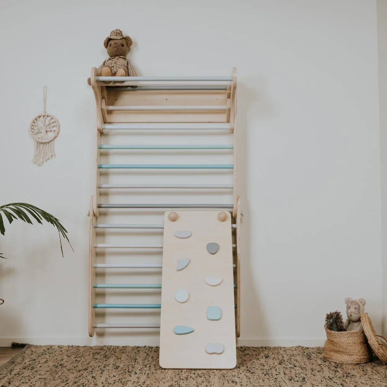 Rutsche für leg&go Pikler-Dreieck und Sprossenwand – Pastell
