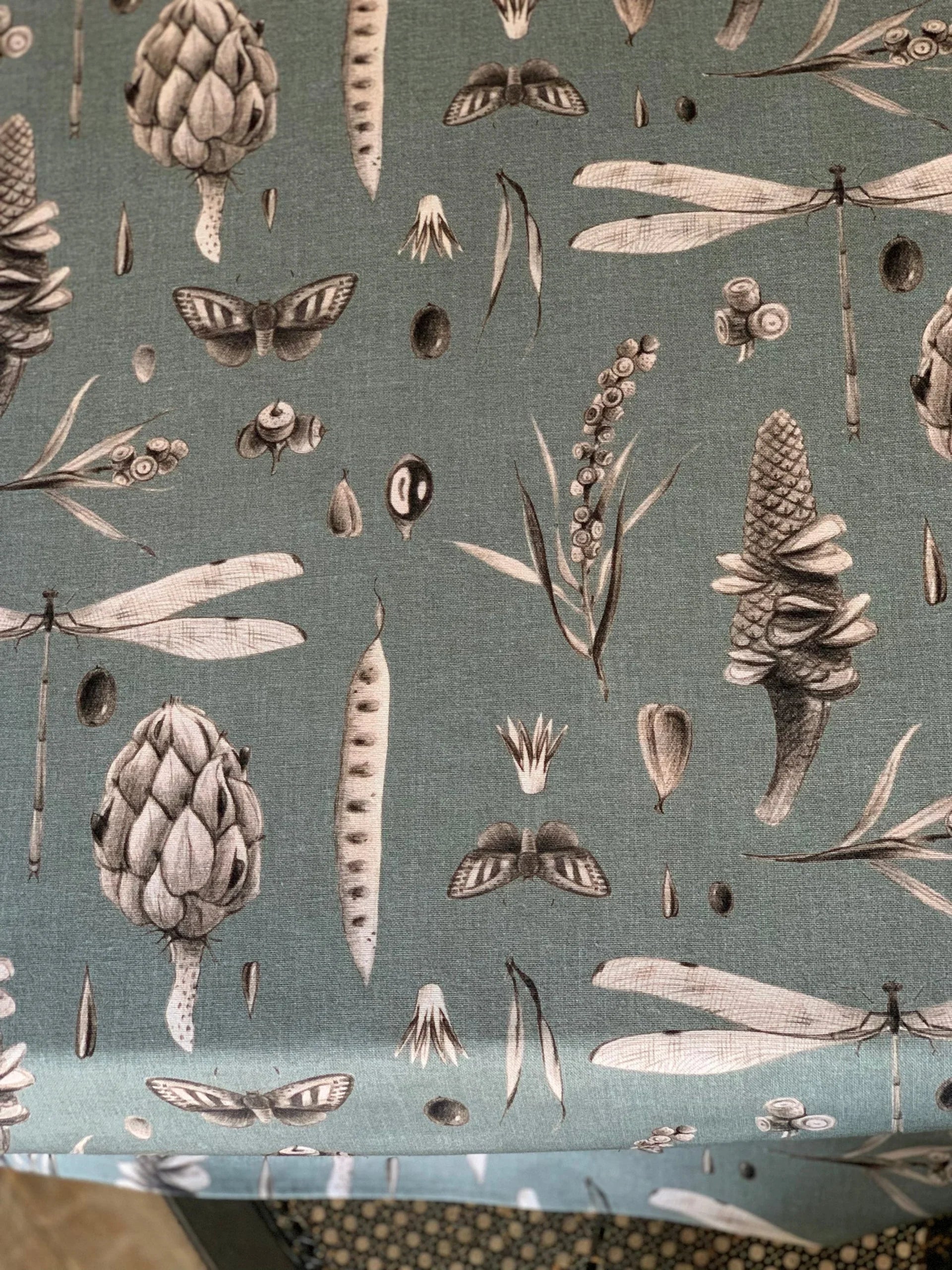 Rechteckige Tischdecke – Seeds Aqua