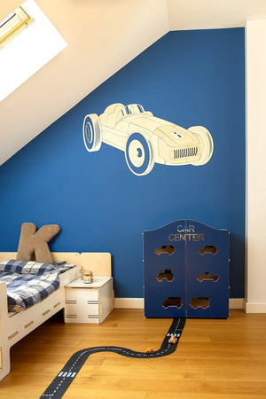 Decorazione da parete in legno - Auto retrò