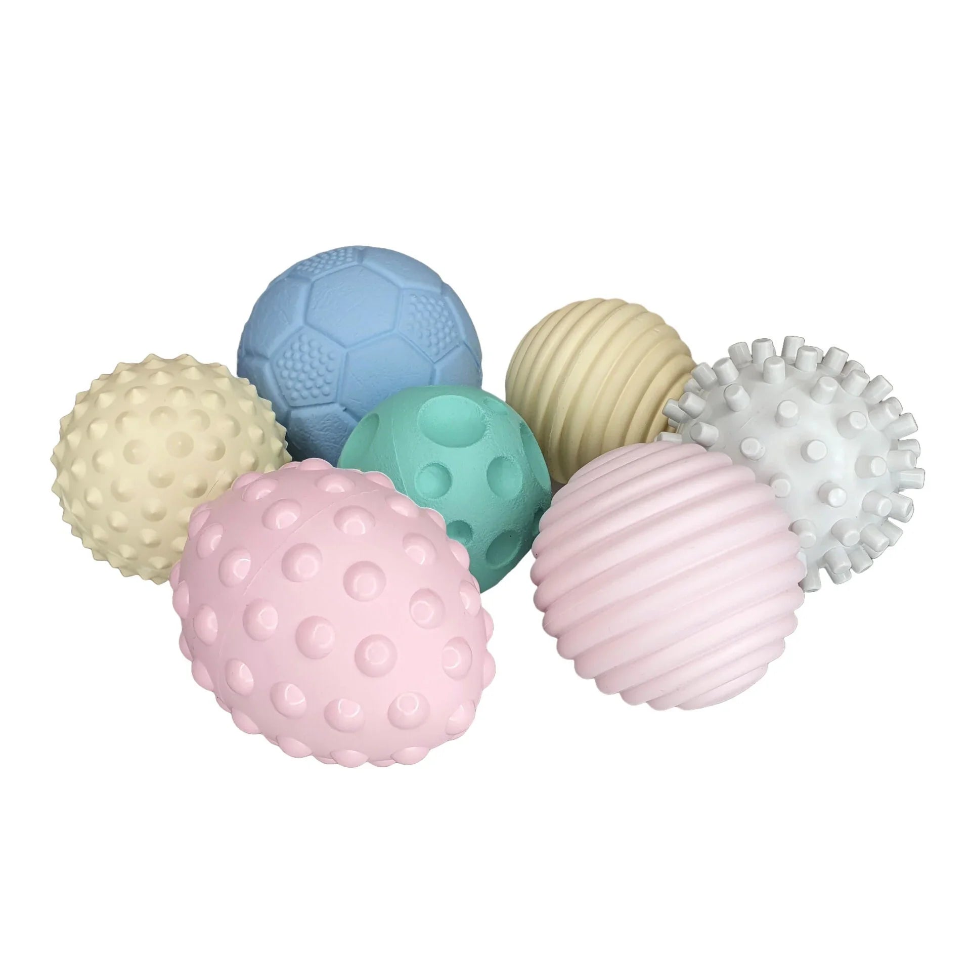 Set di 7 palline sensoriali per neonati