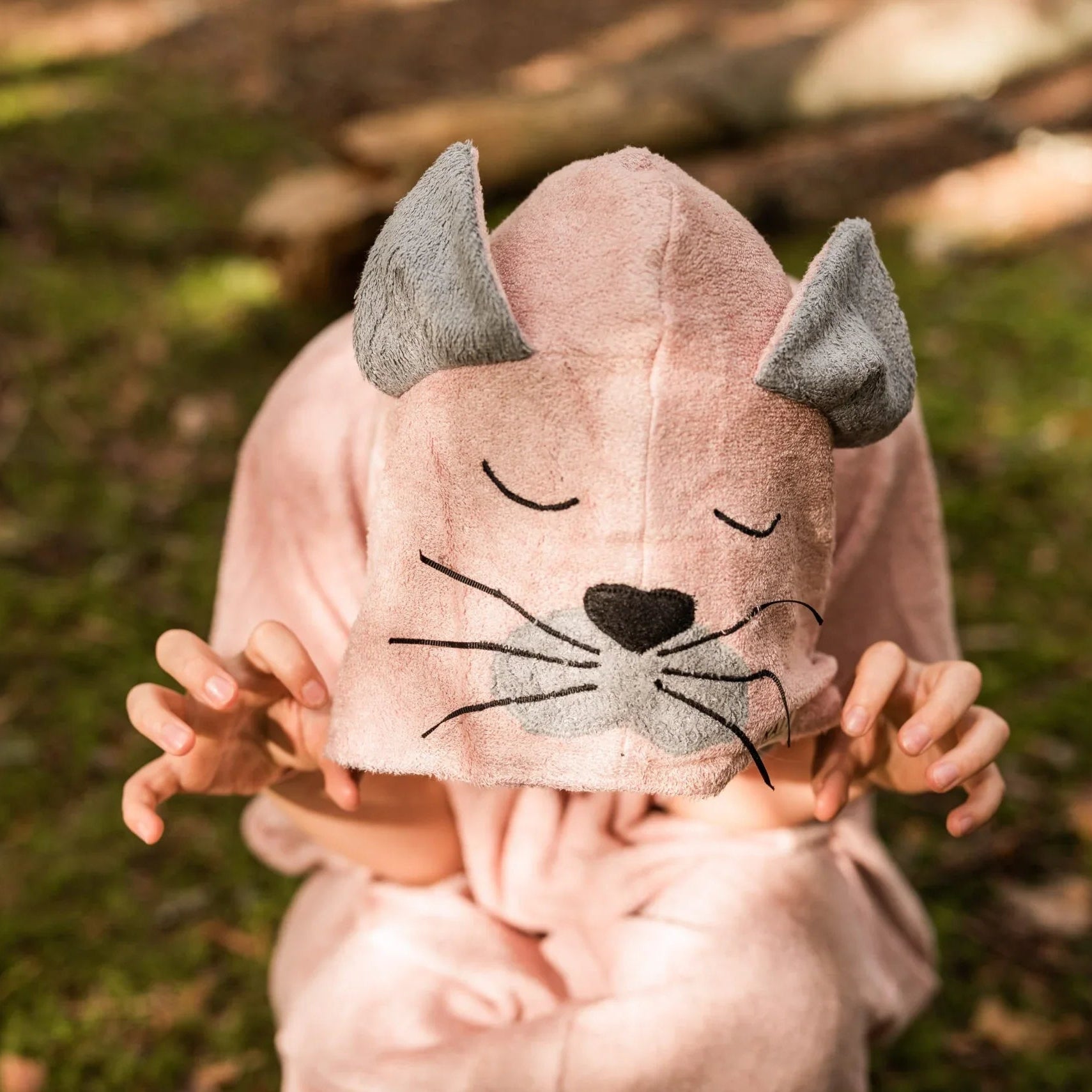 Kurzarm-Poncho KATZE – für Kleinkinder (Gr. 82/86–116)