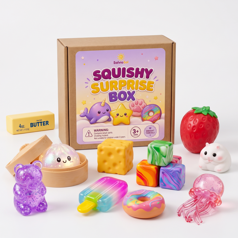 Surprise Squishy Box – Una gioiosa sorpresa sensoriale per bambini