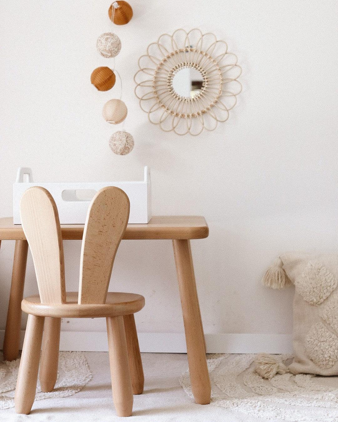 Ensemble table et chaise - Lapin