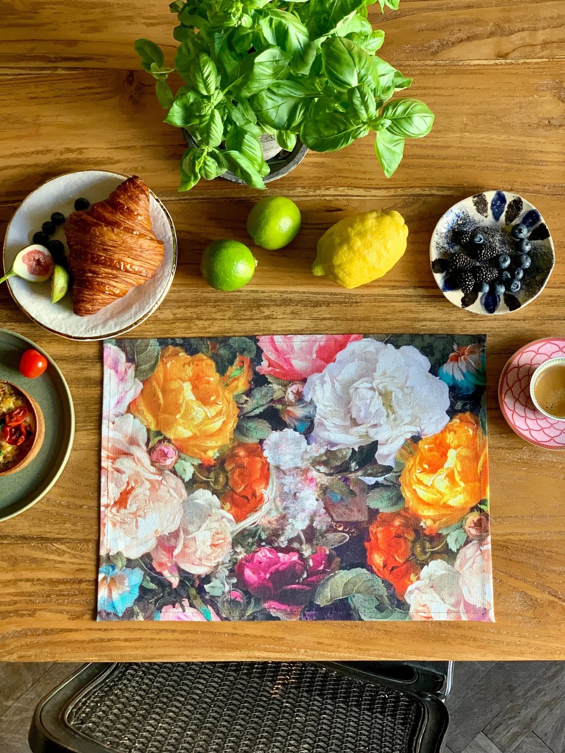 Set de table - Francine noir