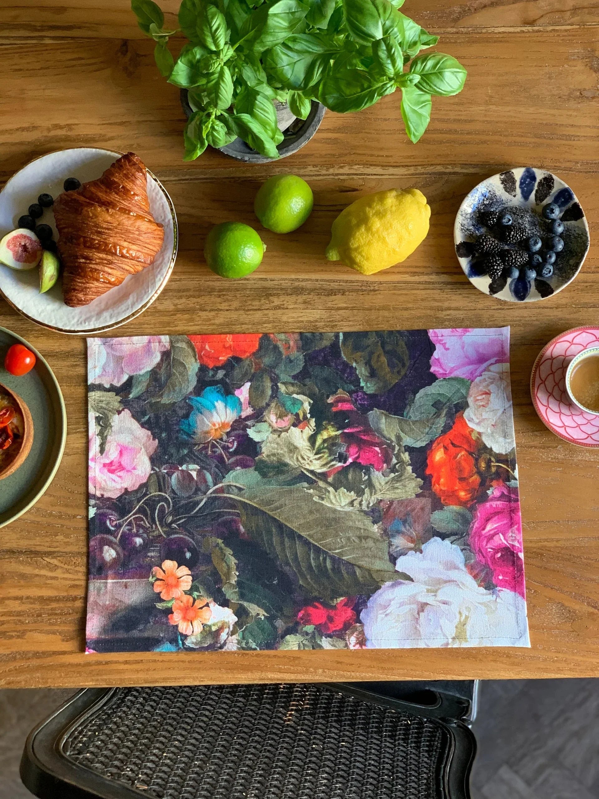 Set de table - Francine noir