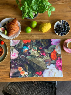 Set de table - Francine noir