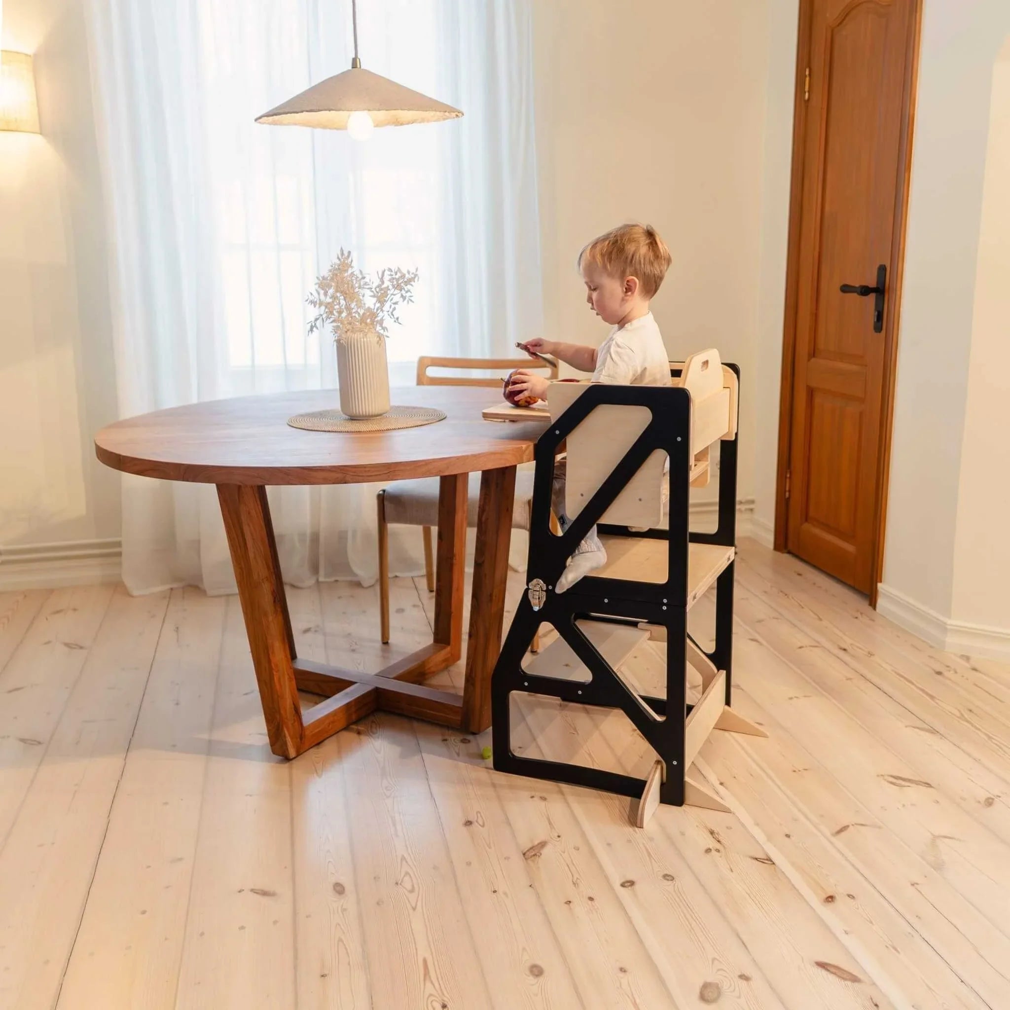 Torre di Apprendimento Trasformabile - Modustep e Sedia Alta Combo