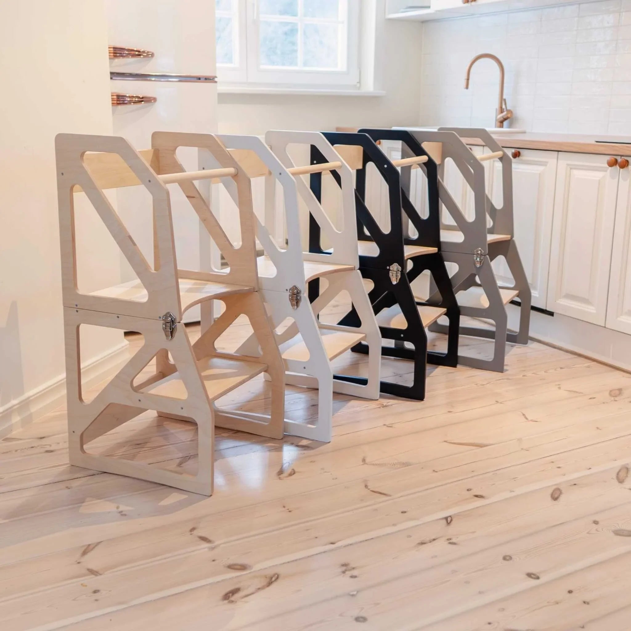 Torre di Apprendimento Trasformabile - Modustep e Sedia Alta Combo