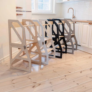 Torre di Apprendimento Trasformabile - Modustep e Sedia Alta Combo