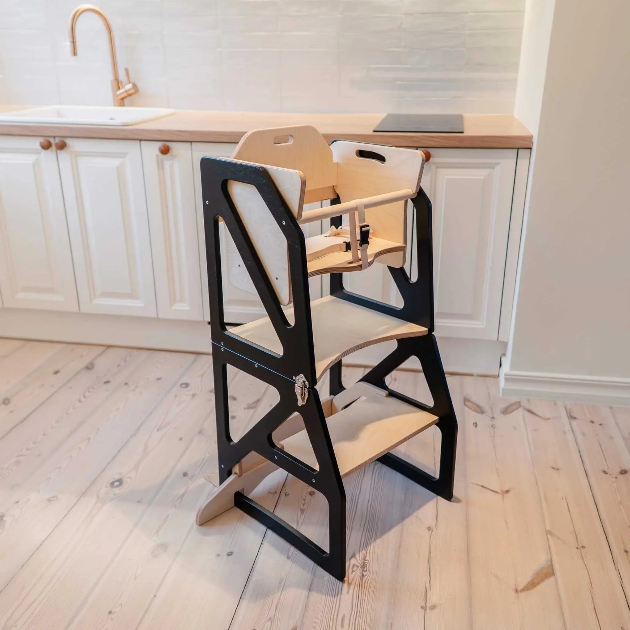 Torre di Apprendimento Trasformabile - Modustep e Sedia Alta Combo