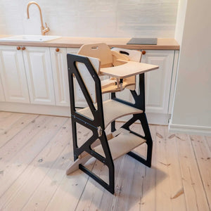 Torre di Apprendimento Trasformabile - Modustep e Sedia Alta Combo