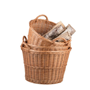 Panier en osier pour le jardin et le bois de chauffage, 45 L