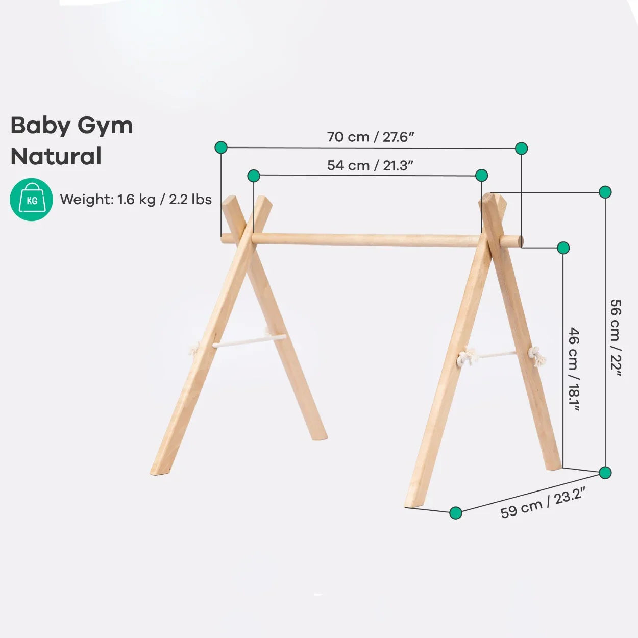 Arche d'éveil en bois
